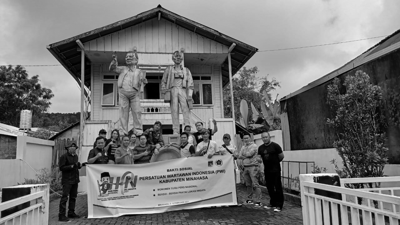 Sambut HPN, PWI Minahasa Gagas Aksi Baksos